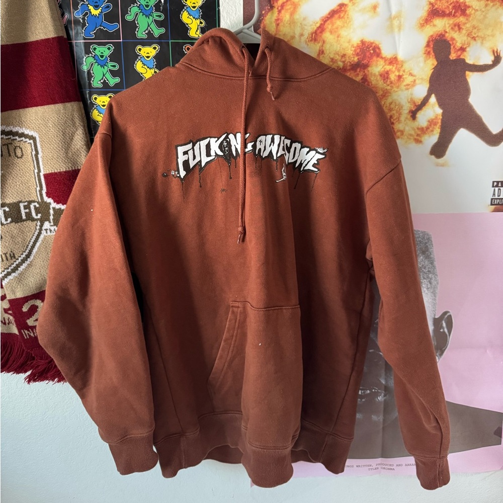 FA Hoodie Brown Medium